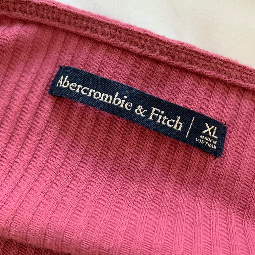 ⬇️🌹Abercrombie&Fitch (XL) Ribbed Midi Flare Dress - Picture 7 of 8